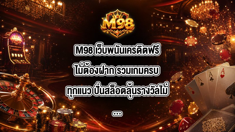 M98 เว็บพนันเครดิตฟรีไม่ต้องฝาก